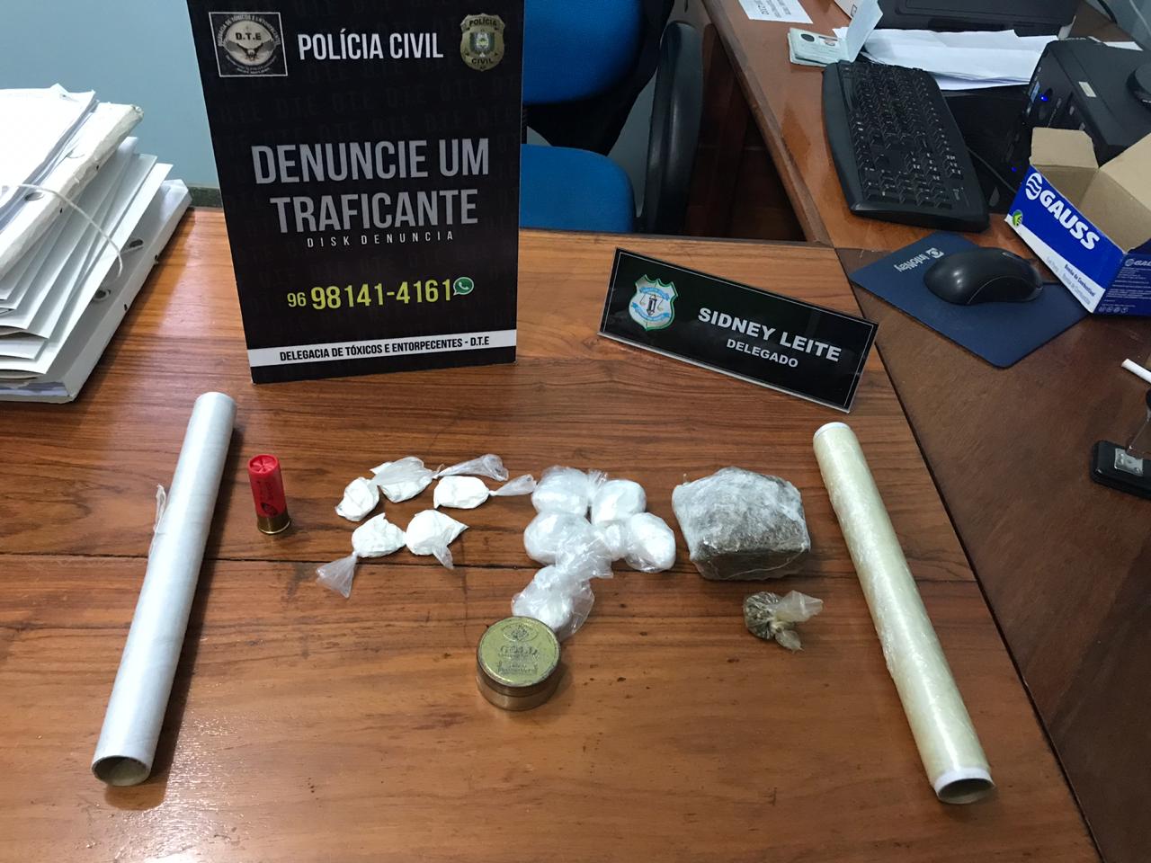 POLÍCIA CIVIL PRENDE MEMBRO DE FACÇÃO POR TRÁFICO DE DROGAS EM MACAPÁ